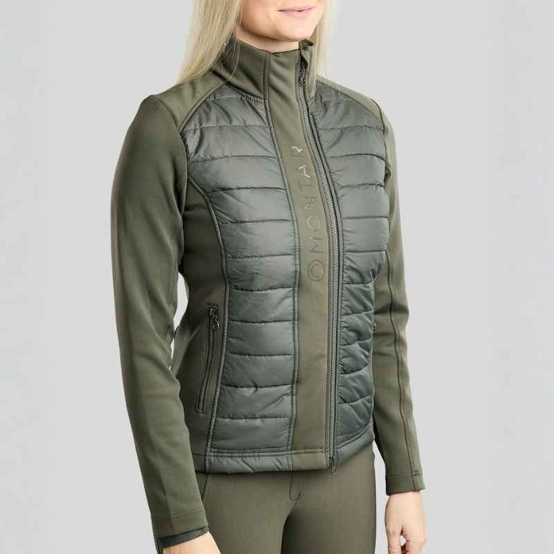 Hybride jas Emma Softshell Forest Green