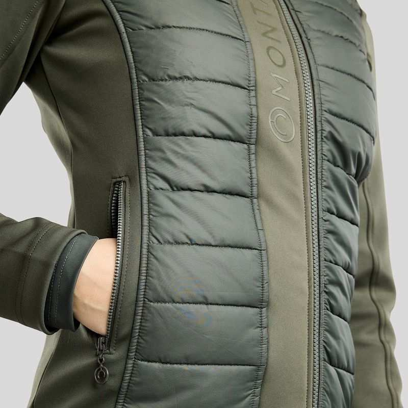 Hybride jas Emma Softshell Forest Green