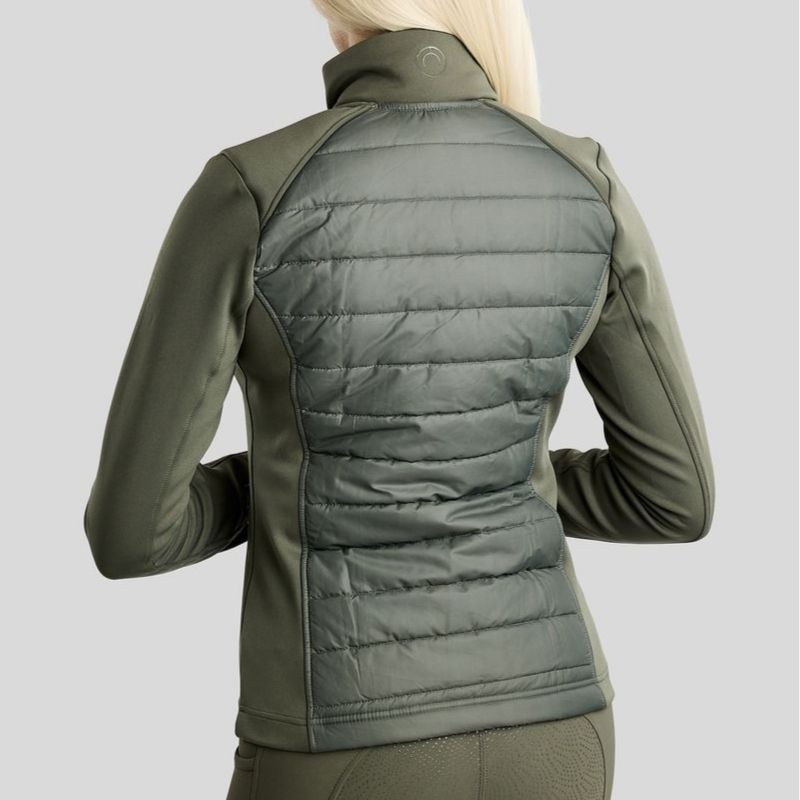 Hybride jas Emma Softshell Forest Green