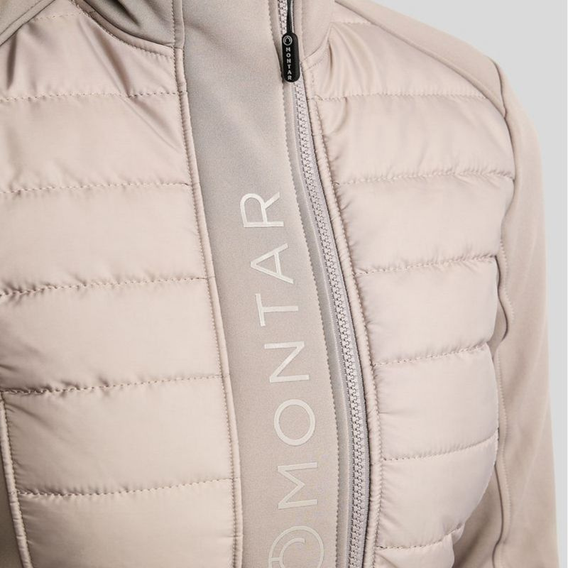 Hybride jas Emma Softshell Pearl Grey
