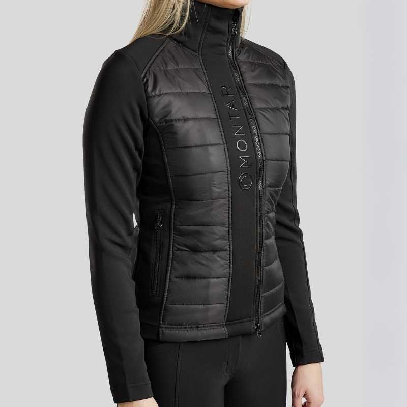 Hybride jas Emma Softshell Zwart