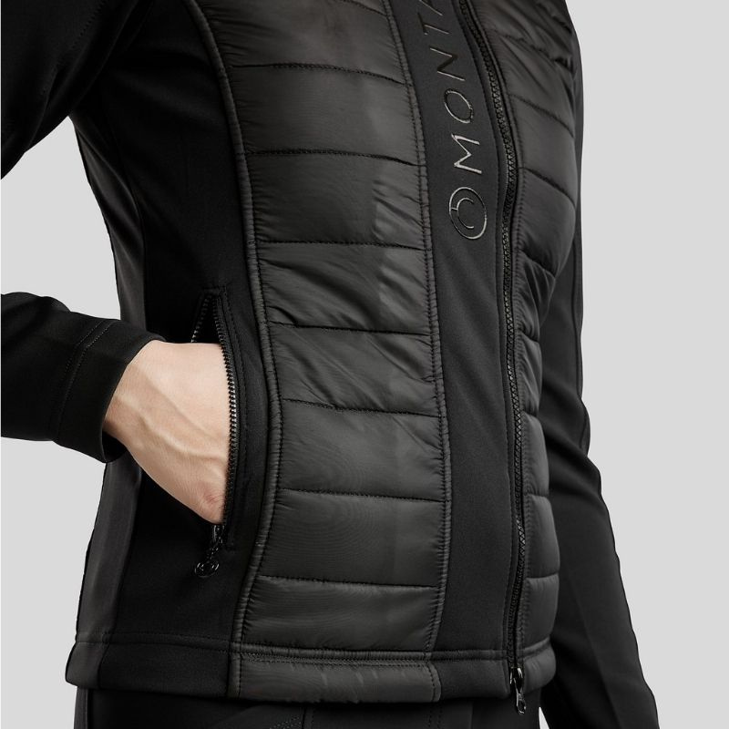 Hybride jas Emma Softshell Zwart