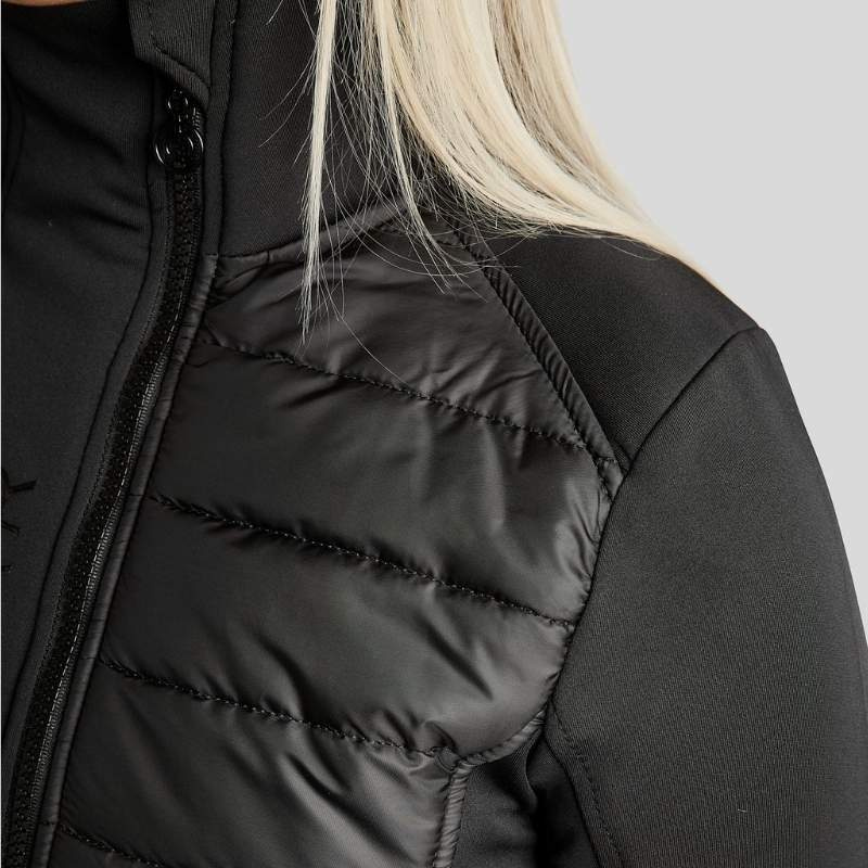 Hybride jas Emma Softshell Zwart