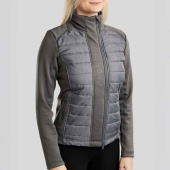 Hybride jas Emma Softshell Grijs Hybride jas Emma Softshell Grijs
