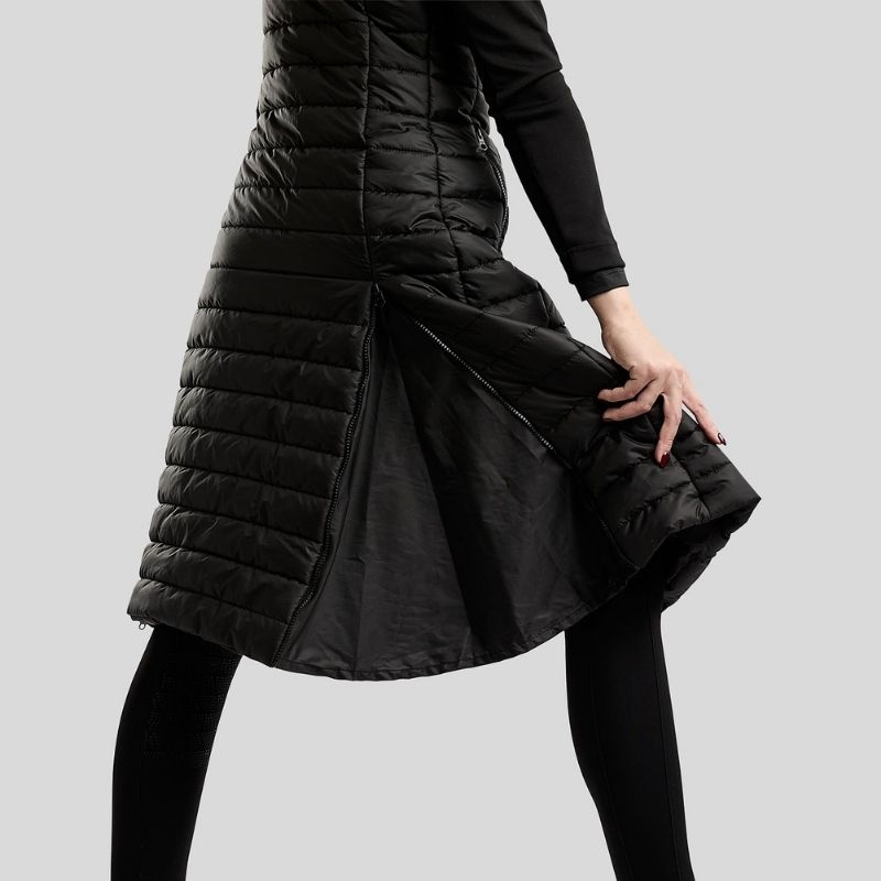 Lange Rijjas Emma Long Softshell Hybrid Zwart