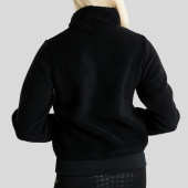 Teddyfleece MoEbba Q-Zip Zwart Teddyfleece MoEbba Q-Zip Zwart