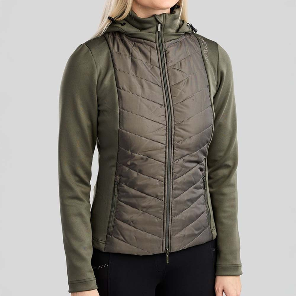 Hybride jas MoEverline Crystals Forest Green