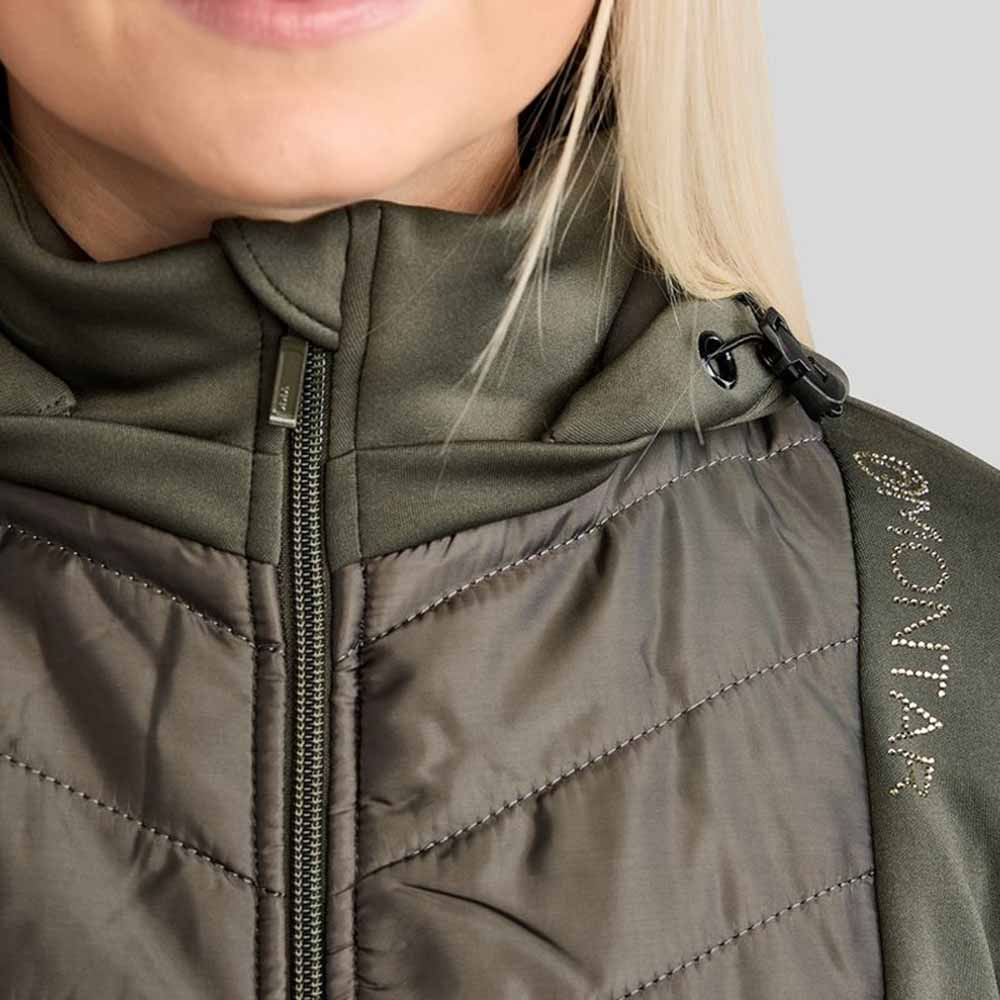 Hybride jas MoEverline Crystals Forest Green