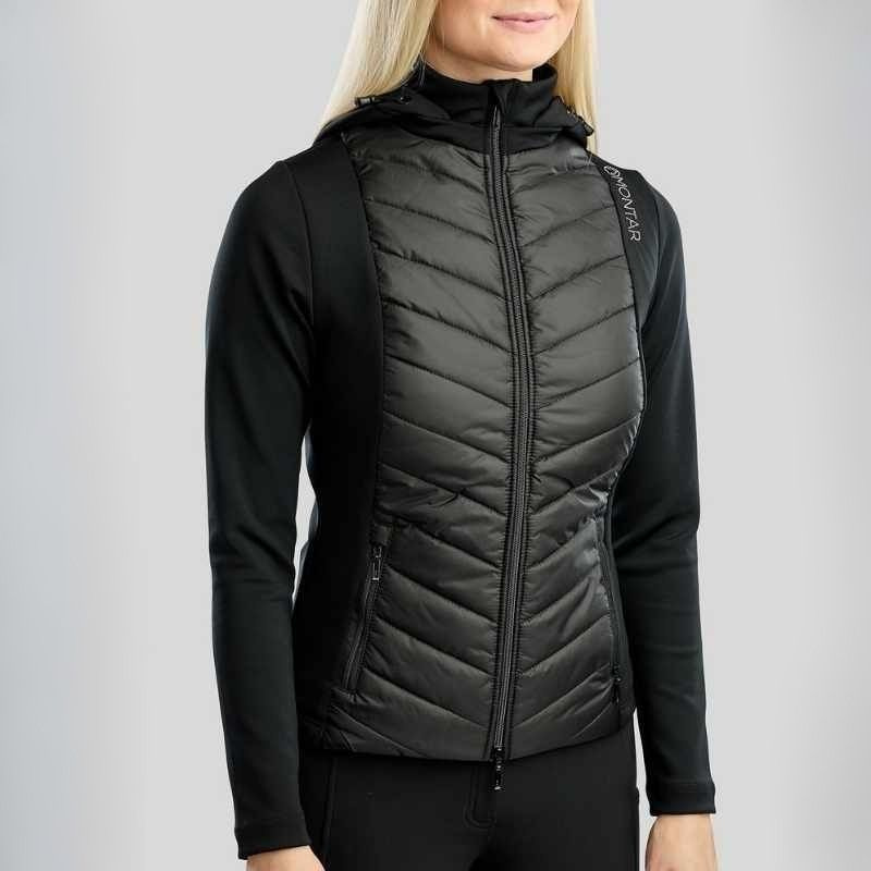 Hybride jas MoEverline Crystals Zwart