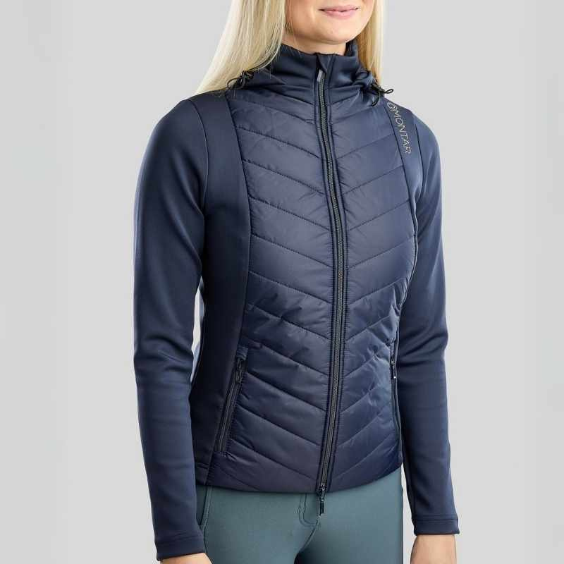 Hybride jas MoEverline Crystals Marineblauw