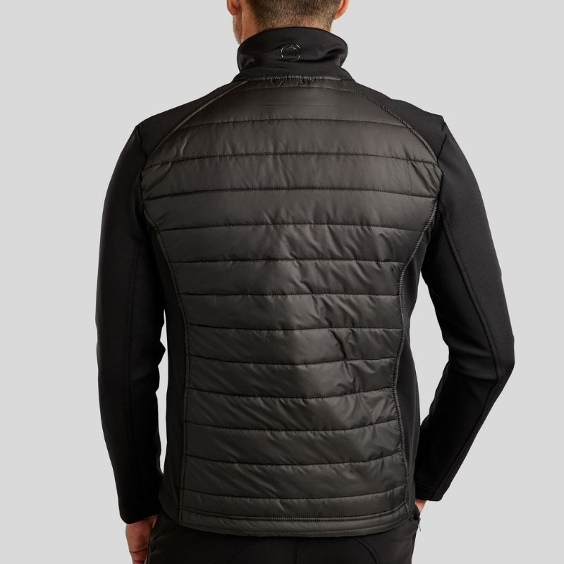 Hybride Jas Heren Emanuel Softshell Zwart