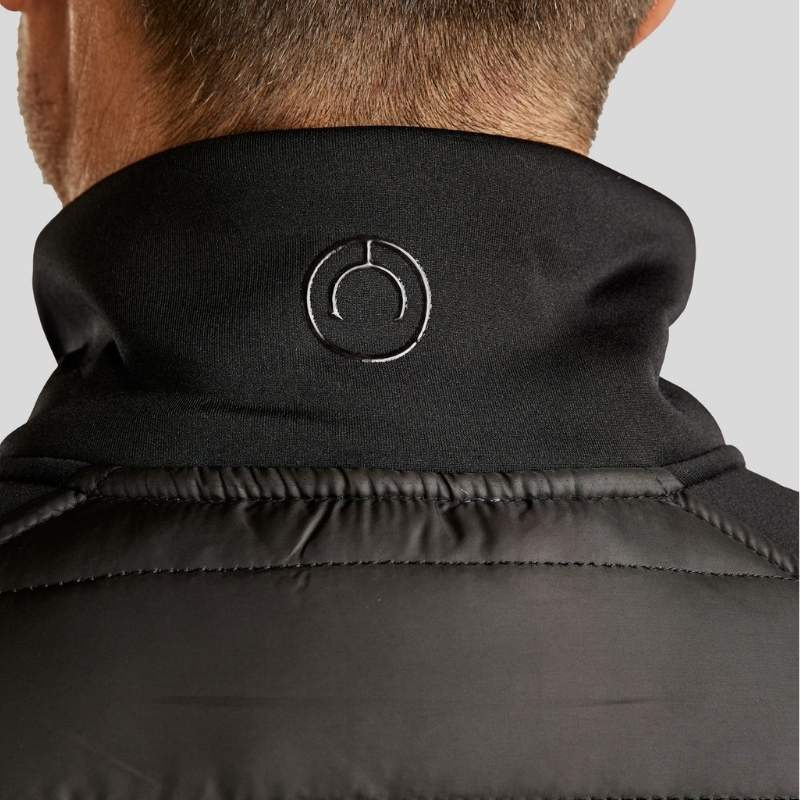 Hybride Jas Heren Emanuel Softshell Zwart