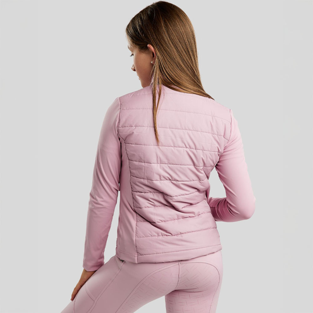 Hybride Jas Kind/Junior MoLila Softshell Champagne Crystal Tape Candy Pink