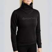 Sweatshirt MoNaja Gun Metal Crystals Zwart Sweatshirt MoNaja Gun Metal Crystals Zwart