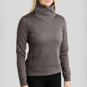 Sweatshirt MoNaja Gun Metal Crystals Grijs Sweatshirt MoNaja Gun Metal Crystals Grijs