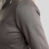 Sweatshirt MoNaja Gun Metal Crystals Grijs Sweatshirt MoNaja Gun Metal Crystals Grijs