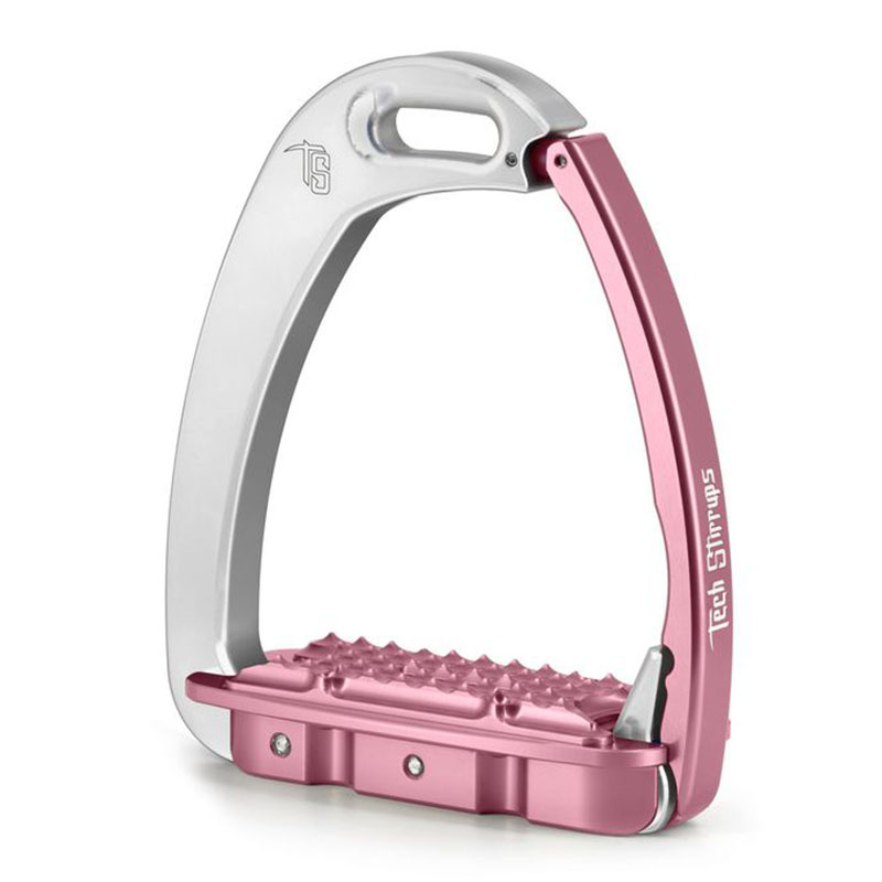 Stijgbeugels Venice Young EVO Zilver/Roos