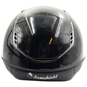 Paardrijcap Miss Shield 2.0 Glossy Crystal Blazon Zwart Paardrijcap Miss Shield 2.0 Glossy Crystal Blazon Zwart