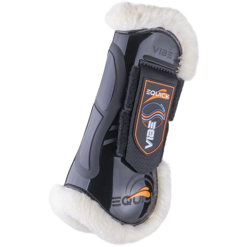 Peesbeschermers Vibe Velcro Fluffy Zwart