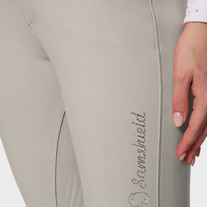 Rijbroek Adele Knee Grip Beige