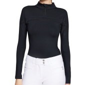 Functioneel shirt Amber 1/2 Zip Zwart Functioneel shirt Amber 1/2 Zip Zwart