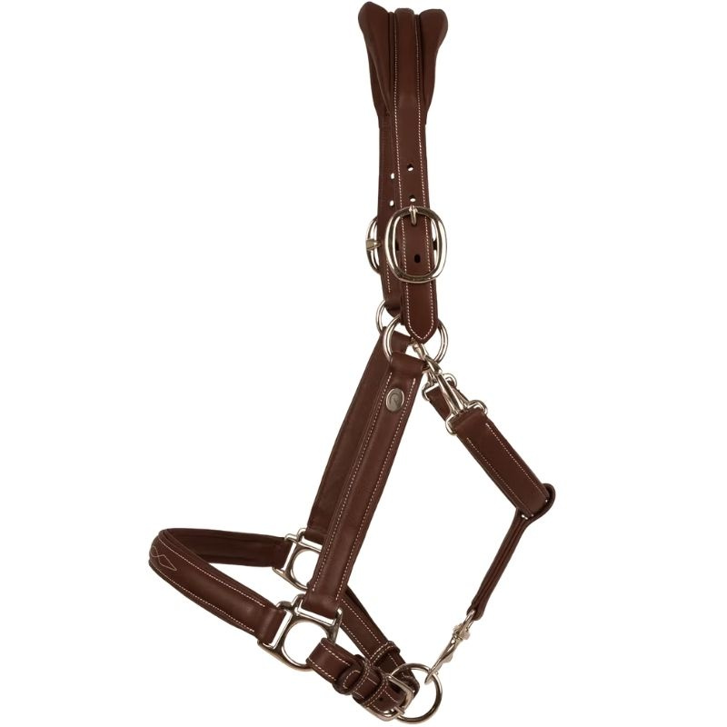 Leren Halster 2-in-1 Working Collection Bruin