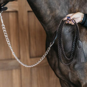 Leren halstertouw met ketting Plaited Working Collection Bruin Leren halstertouw met ketting Plaited Working Collection Bruin