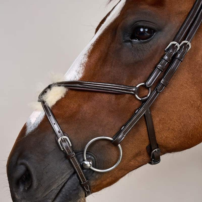 Hoofdstel Mexicaanse Neusriem WC Bruin