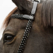 Hoofdstel Plaited Training Working Collection Zwart Hoofdstel Plaited Training Working Collection Zwart